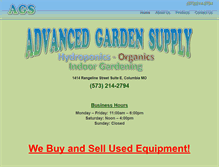 Tablet Screenshot of advancedgardensupplymo.com